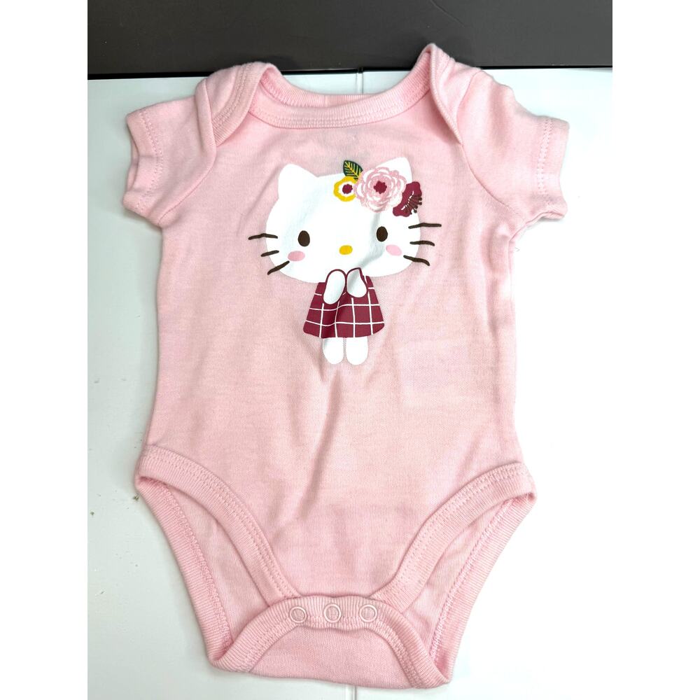 NWT 2005 Pink Sanrio Hello Kitty Onesie Size 3M BABY GIRL